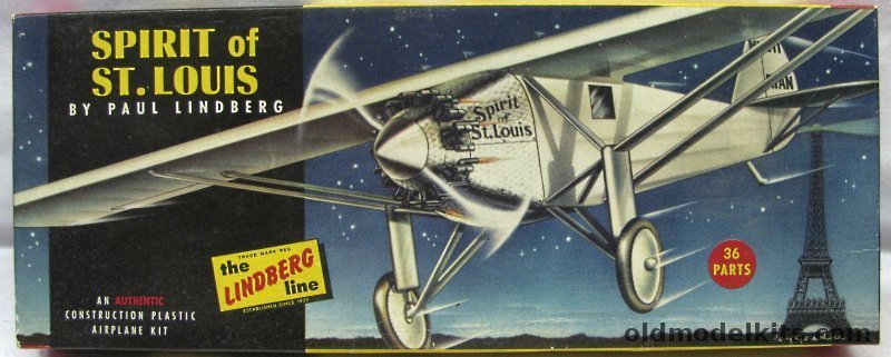 Lindberg 1/48 Ryan NYP - Spirit of St. Louis, 520-98 plastic model kit